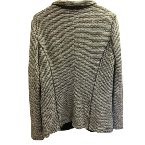 Gerry Weber Women's Blue White Textured Blazer Jacket Size 14 - Picture 4 of 10